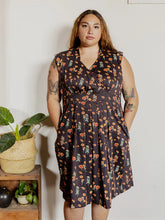 Load image into Gallery viewer, Lucille Botanical Dusk Dress