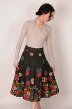 Load image into Gallery viewer, Bella Vintage Cotton Skirt in Black Polka Dot - PICNIC