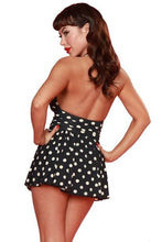 Load image into Gallery viewer, Marilyn Polka Dot One Piece Swimsuit with Skirt - PICNIC