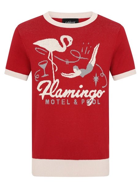 Scott Flamingo Motel Knitted Men's Shirt - PICNIC