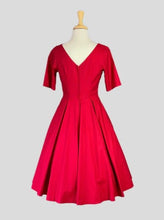 Load image into Gallery viewer, Valetina Red Vintage Cut Dress - PICNIC